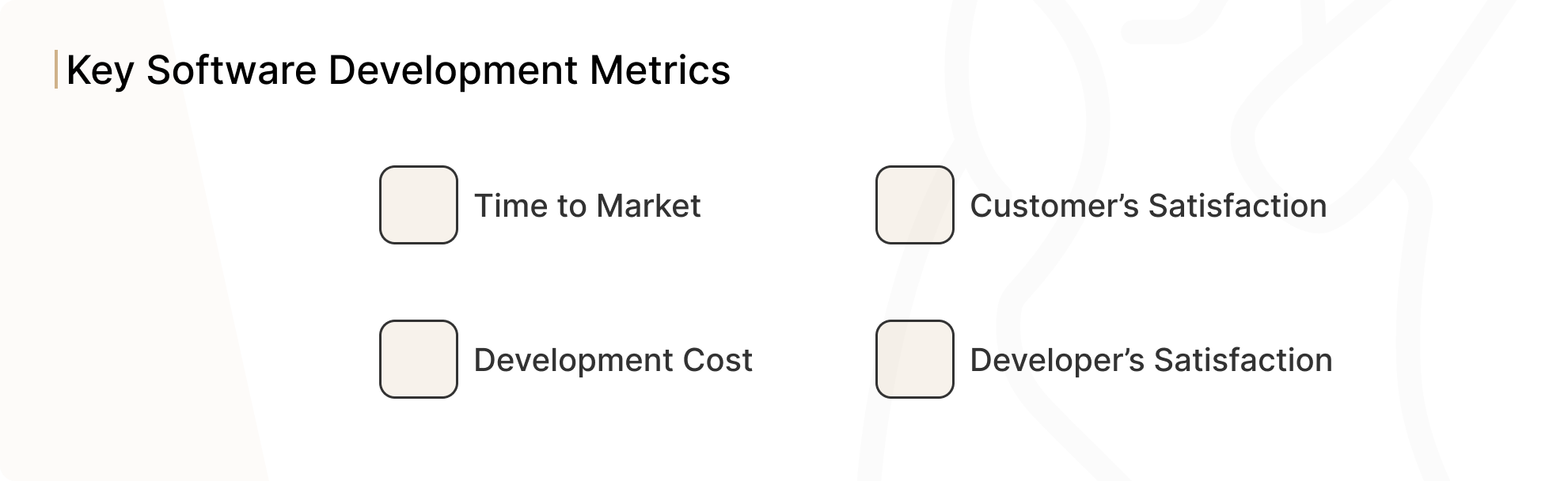 Key Software Development Metrics